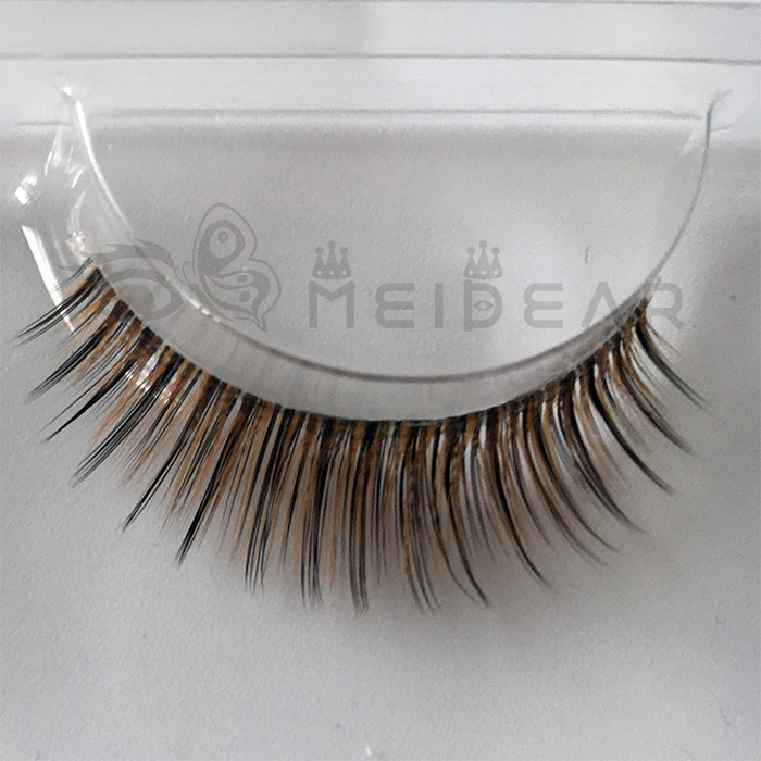 Colorful 3d false lashes in beauty look  at a absolutely affordable price